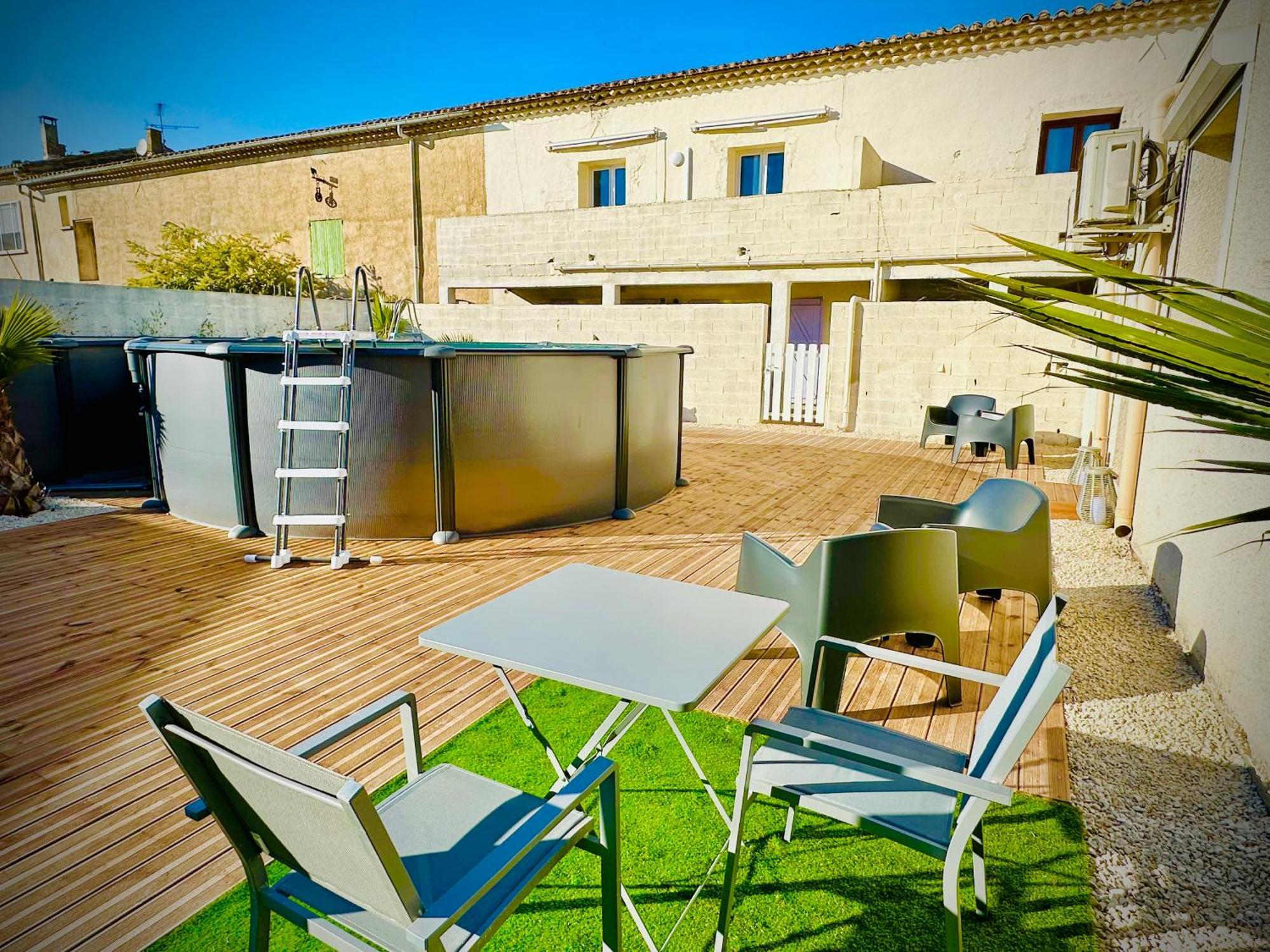 Les Appartements Du Mas - Emeraude Aigues-Mortes Dış mekan fotoğraf